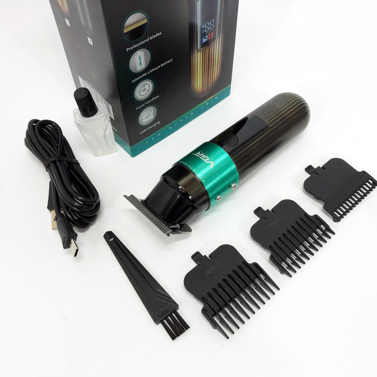 Машинка для стрижки волос VGR V-929 аккумуляторная, Машинка для стрижки волос домашняя