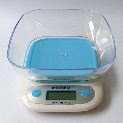 Весы кухонные MATARIX MX-403 от 1 грамма до 7кг, Кулинарные весы для взвешивания еды точные кухонные весы