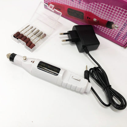 Ручний фрезер для нігтів SmartUs CBM-033 для манікюру та педикюру в домашніх умовах. Колір: білий