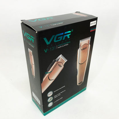 Профессиональная машинка для стрижки волос VGR V-131 триммер проводной, Электробритва для стрижки головы