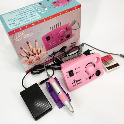 Фрезер DM-211 на 65 Вт - 45000 об./мин. для маникюра и педикюра с педалью и дополнительными насадками