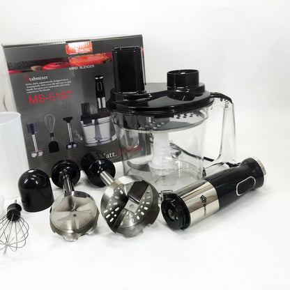 Блендер погружной многофункциональный 6 в 1 Domotec MS-5107 800 Вт, Мощный блендер для дома