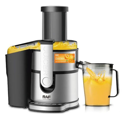 Электрическая соковыжималка RAF R.2700 для цитрусовых, фруктов и овощей с емкостью для сока 1.1 л 800 Вт