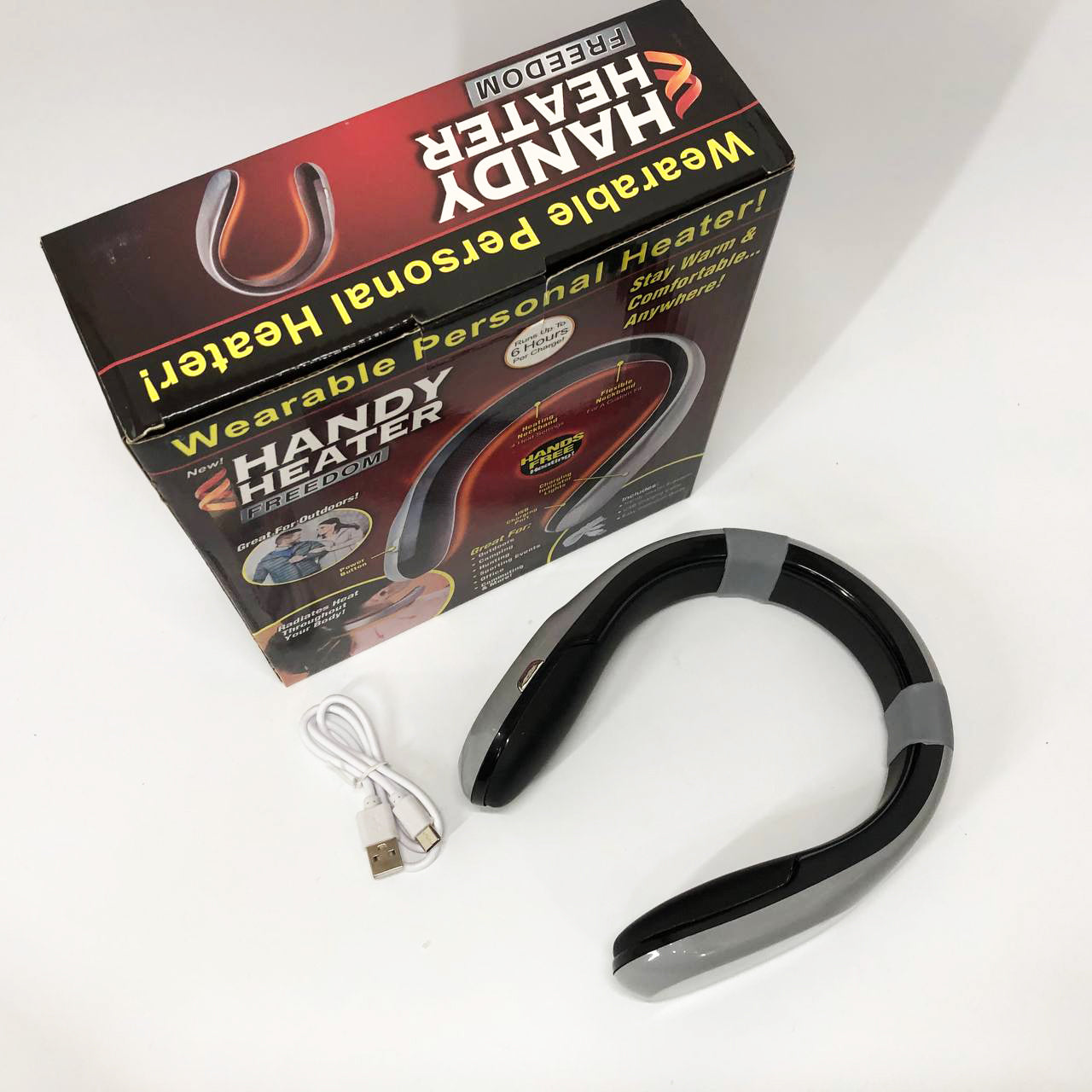 Портативный переносной мини обогреватель для шеи Handy Heater