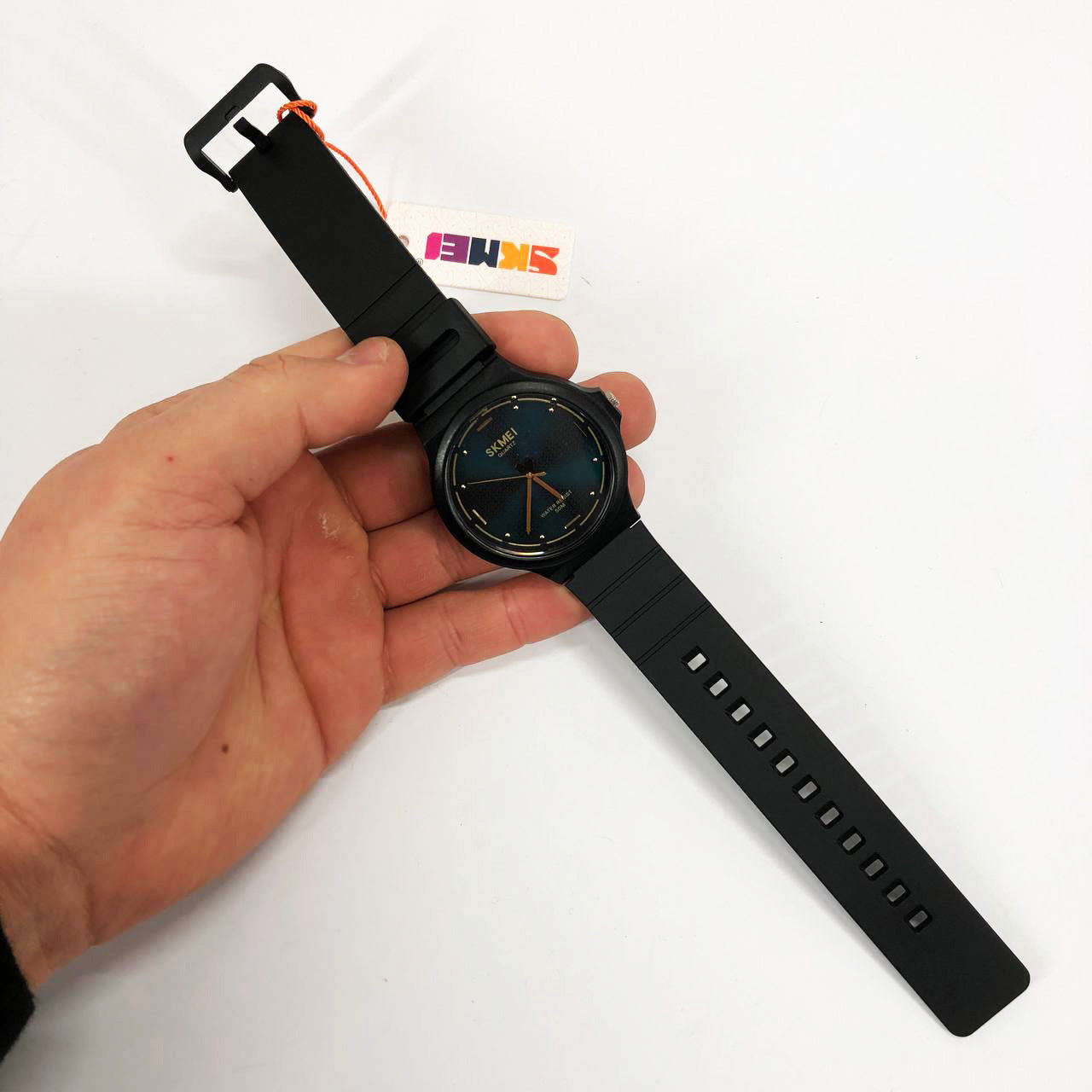 Годинник наручний чоловічий SKMEI 2108BKBU, годинник кварцовий чоловічий, годинник чоловічий класика