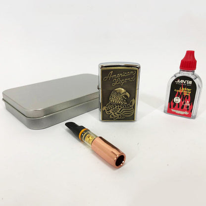 Зажигалка бензиновая в подарочной коробке N3, сувенир зажигалка, зажигалки подарки для мужчин