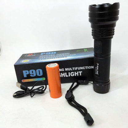 Фонарик ручной тактический Bailong BL-K70-P90, фонарик светодиодный для туриста, сверхмощный фонарик
