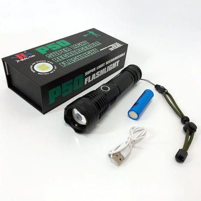 Тактический фонарь POLICE BL-X71-P50 | Тактические фонари для охоты | Сверхмощный фонарик