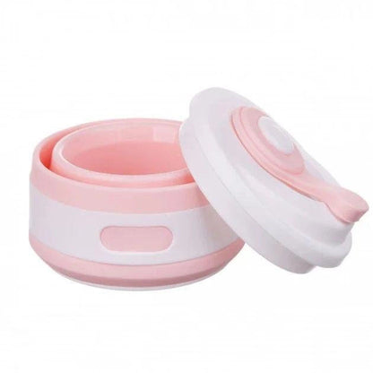 Кружка туристическая (складная/силиконовая), кружка походная силиконовая складная. Цвет: розовый