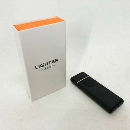 Электрозажигалка USB ZGP ABS, сенсорная зажигалка электрическая спиральная. Цвет: черный