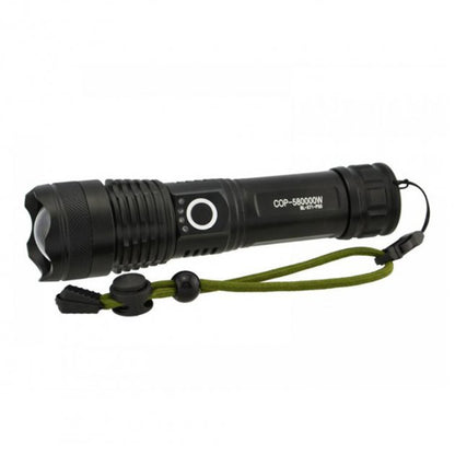 Фонарь ручной Police X71A-HP50, ЗУ micro USB, 1x18650/3xAAA, zoom, индикация заряда, качественный фонарик