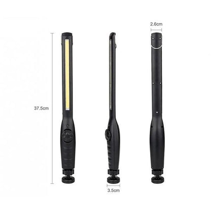 Фонарь ручной аккумуляторный Bailong BL-821 COB Фонарик с магнитом, фонарь лампа кемпинговый