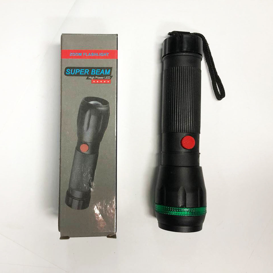 Ручний ліхтарик на батарейках (3хААА) з функцією зуму, кишеньковий міні ліхтар лід ліхтар переносний гарний