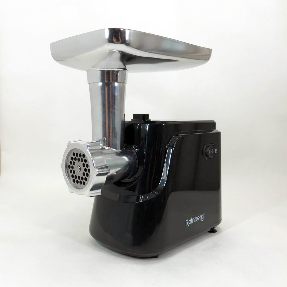 Электрическая мясорубка Rainberg RB-677 2600 Вт с насадкой для колбас, мясорубка с металлическим редуктором
