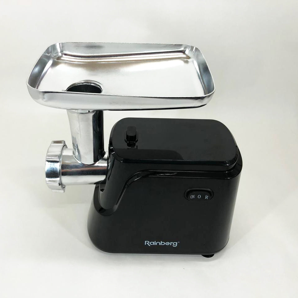 Электрическая мясорубка Rainberg RB-677 2600 Вт с насадкой для колбас, мясорубка с металлическим редуктором