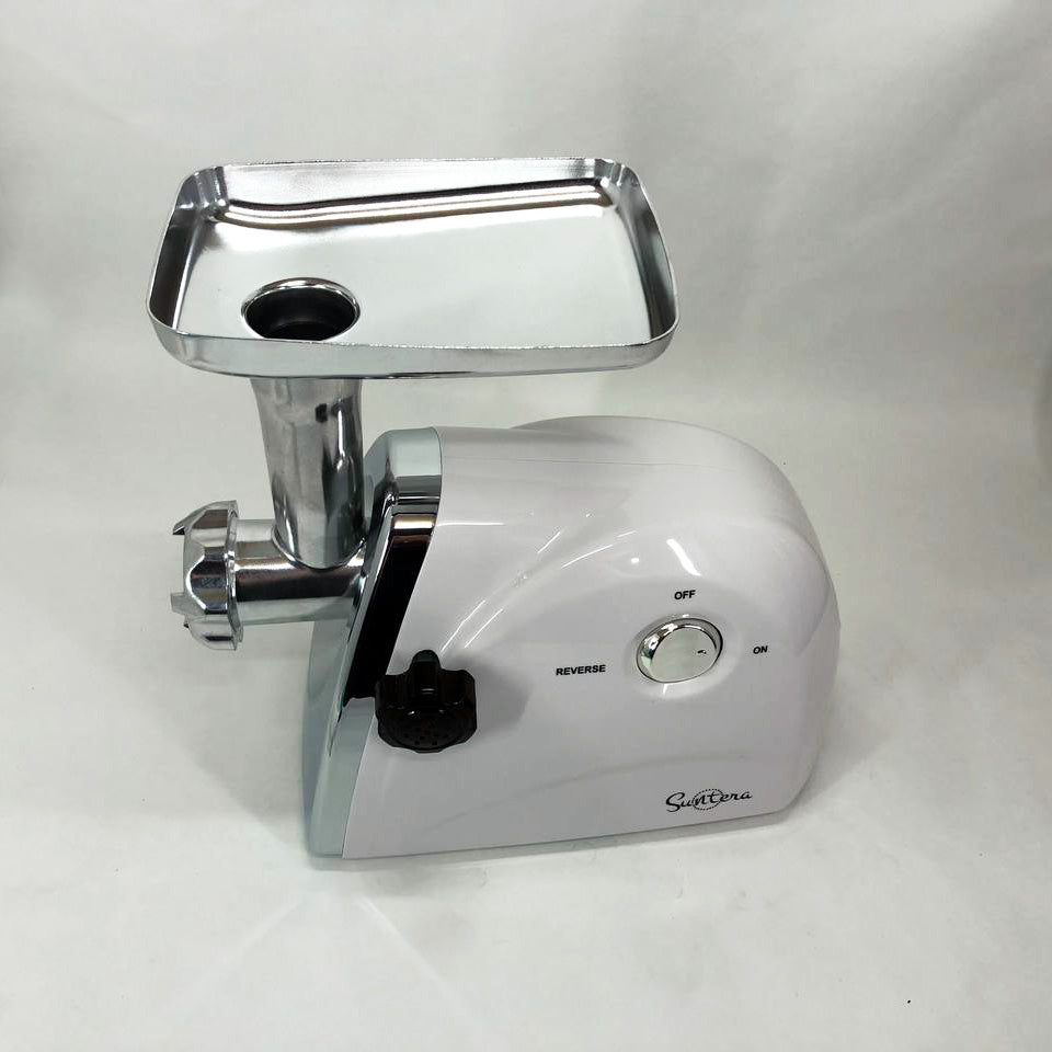 Мясорубка Suntera SMG-5418W, электромясорубка для дома, мясорубка с металлическим редуктором