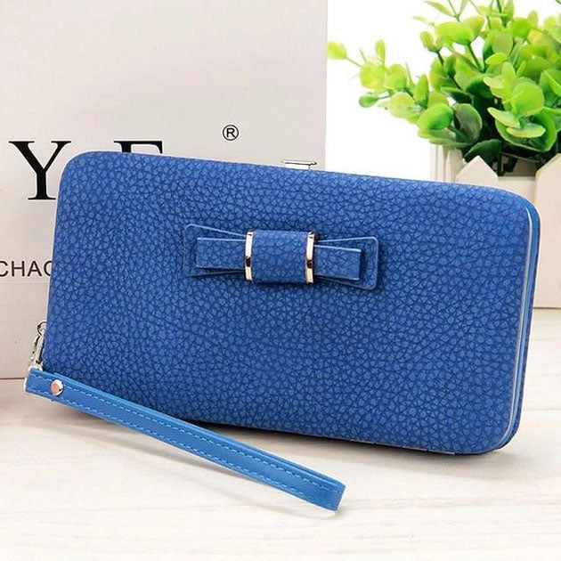 Кошелек Baellerry Pidanlu N1330, небольшие кошельки женские, кошелек небольшой девушке. Цвет: синий