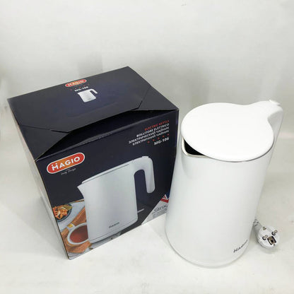 Электрочайник MAGIO MG-106, дисковый 1.5Л, стильный электрический чайник, маленький электрочайник