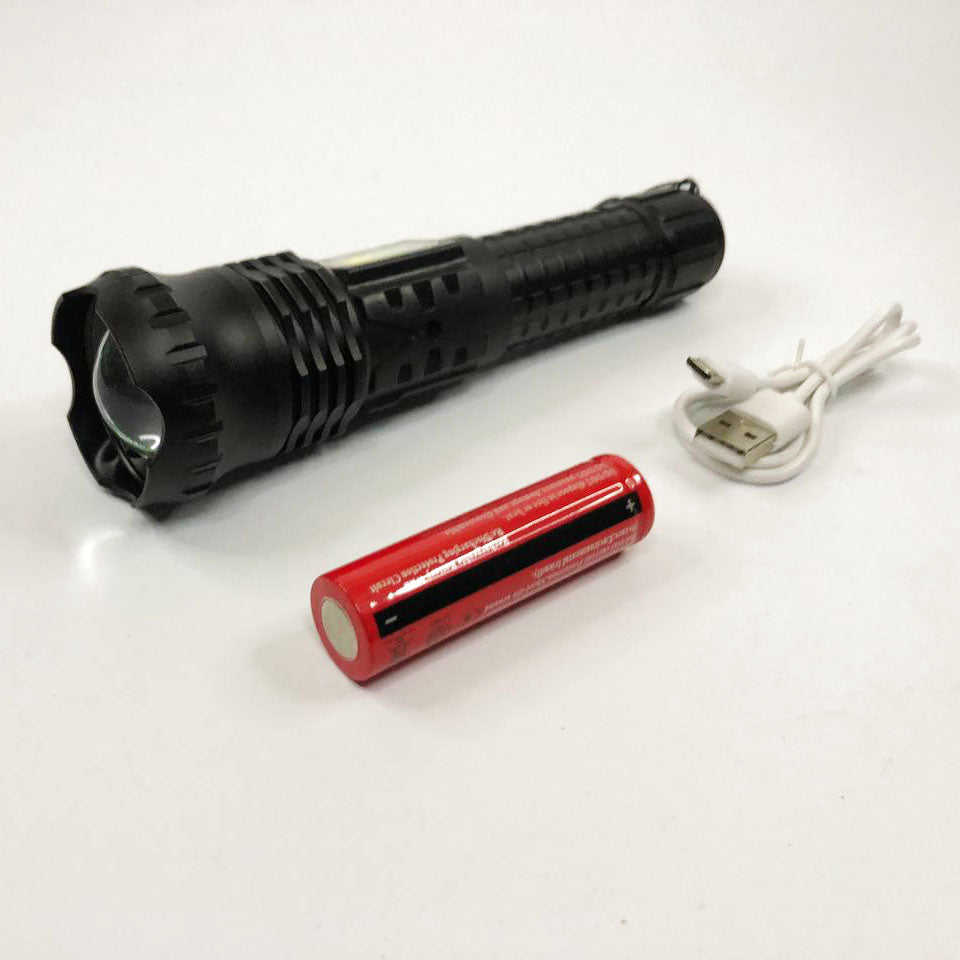 Тактический фонарь Police BL-A95-P50+COB 2 режима, Сверхмощный фонарик, Фонарик светодиодный для туриста