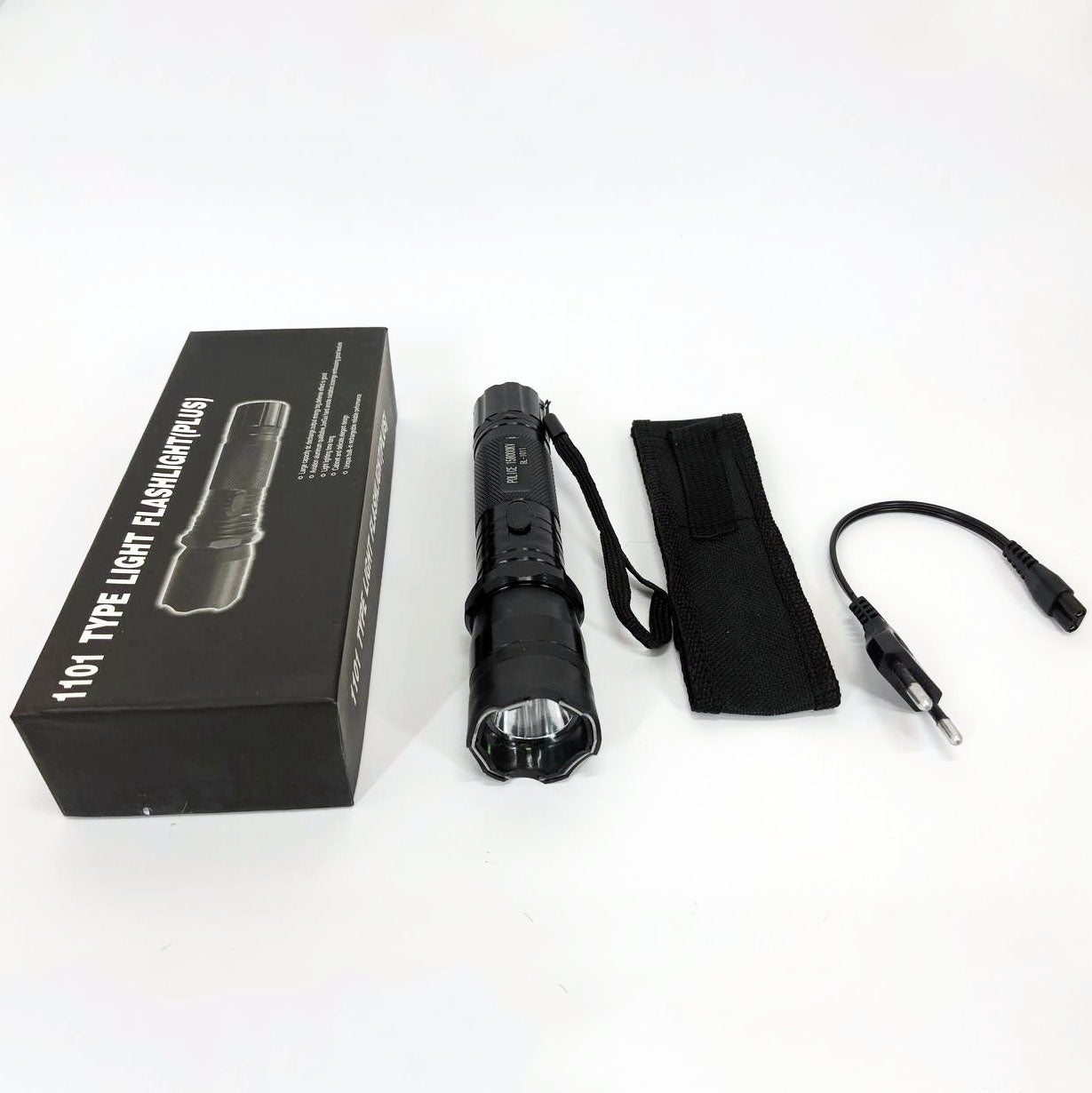 Светодиодный фонарь тактический Police BL-1101 ЗУ 220В + чехол, фонарь ручной тактический