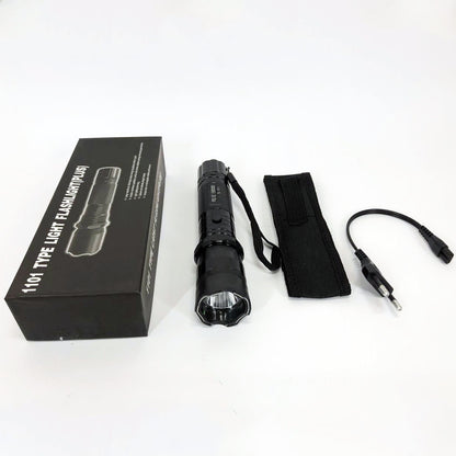 Светодиодный фонарь тактический Police BL-1101 ЗУ 220В + чехол, фонарь ручной тактический