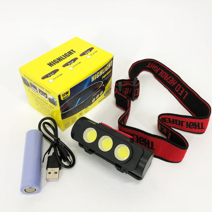 Фонарь налобный аккумуляторный PLD-2119C, Фонарик военный светодиодный налобный фонарик