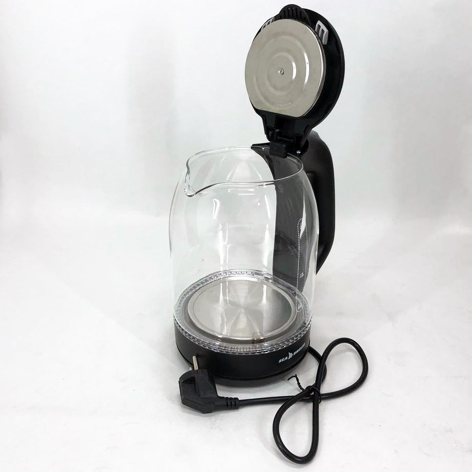 Чайник электрический SeaBreeze SB-014 1.8 л 1800 Вт, чайник прозрачный с подсветкой, электрочайник