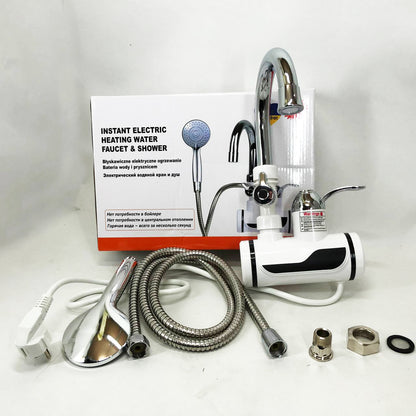 Электрический водонагреватель с душем DIGITAL Shower WF-013 мини бойлер, Проточный кран водонагреватель