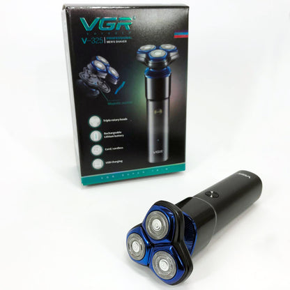 Электробритва VGR V-325, триммер беспроводной, машинка мужская для бритья, триммер для усов