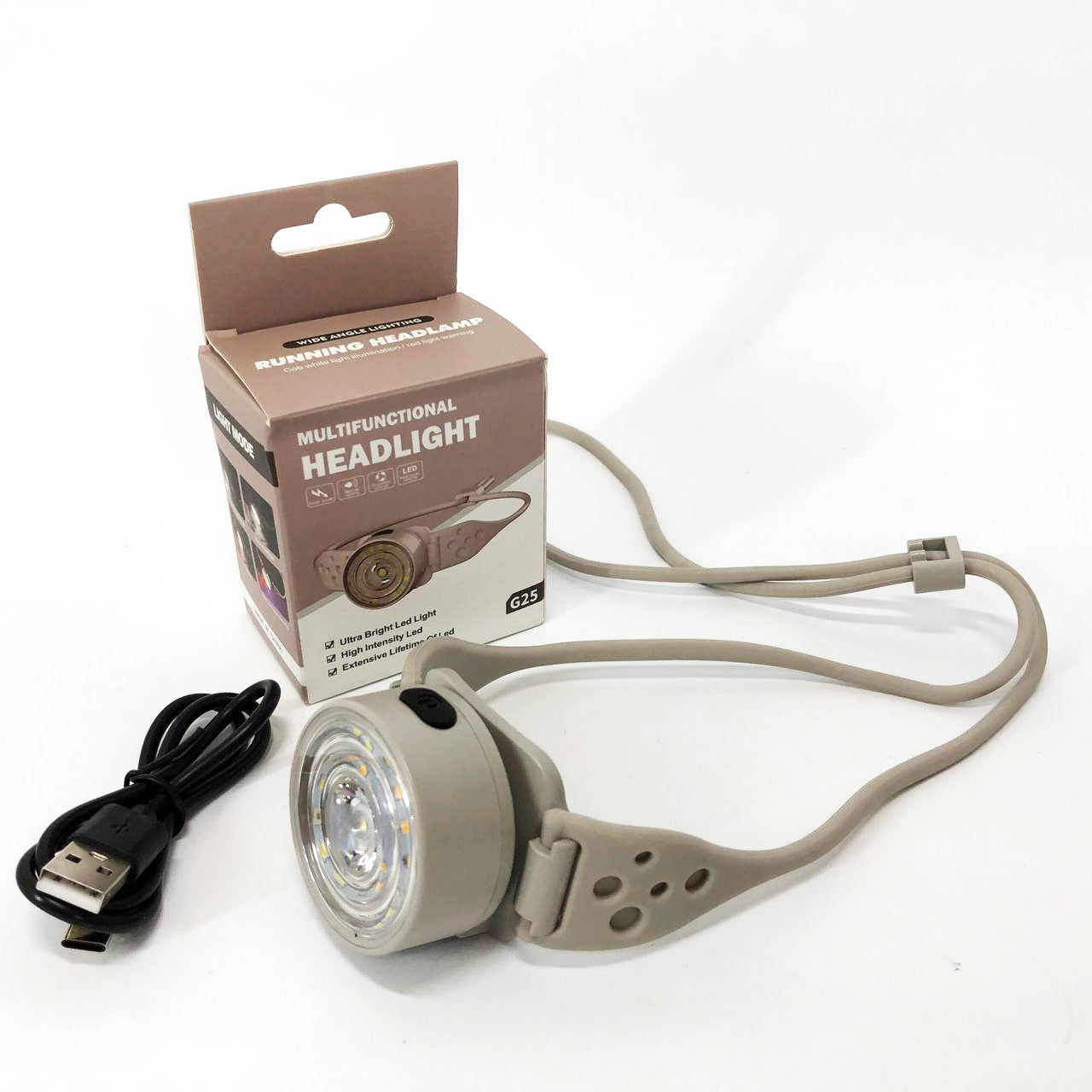 Фонарь налобный G25-XPG+30SMD(white+yellow+red-blue), Мощный фонарь на голову, фонарь для автомеханика