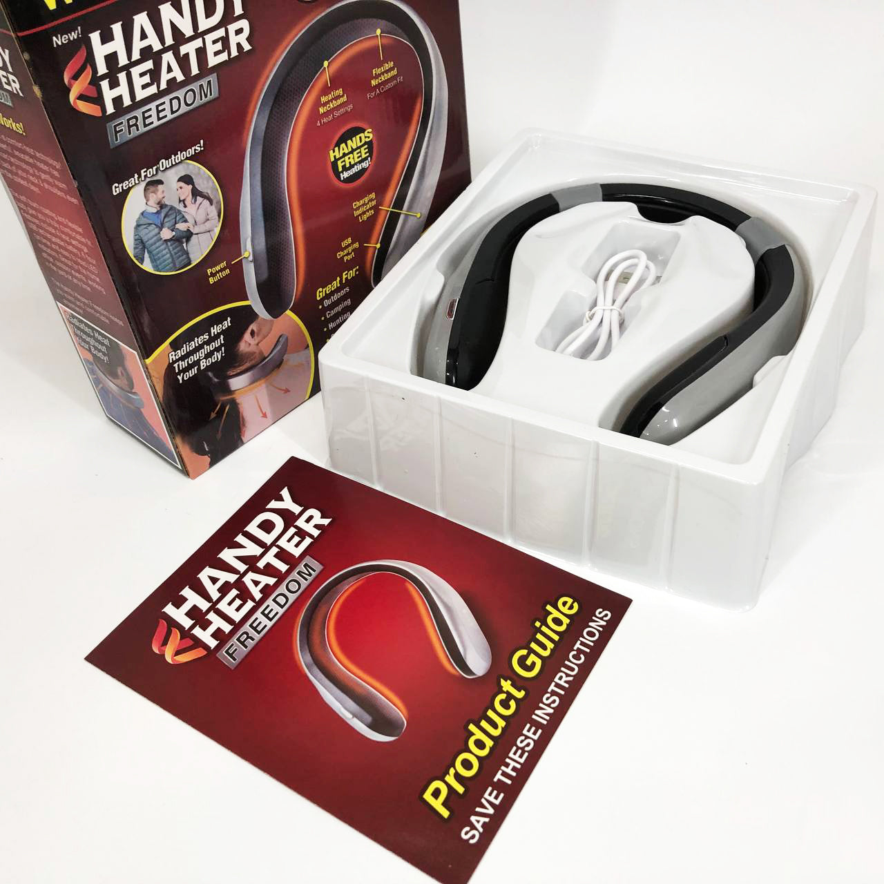 Портативный переносной мини обогреватель для шеи Handy Heater