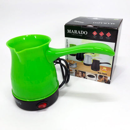 Электрическая турка с автоотключением при закипании для кофе Marado MA-1625. Цвет: зеленый