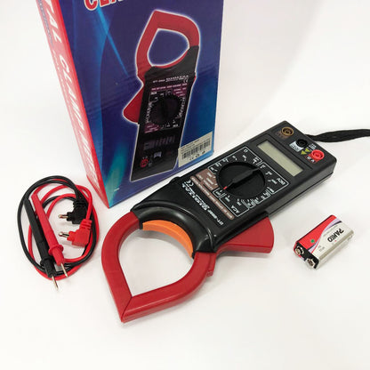 Мультиметр-клещи токоизмерительные цифровые DT-266F, Тестер измерения напряжения, Качественный мультиметр