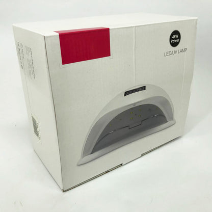 Лампа для маникюра Sun 5 nail lamp FD93-1 led для сушки гель лака с таймером для домашнего использования