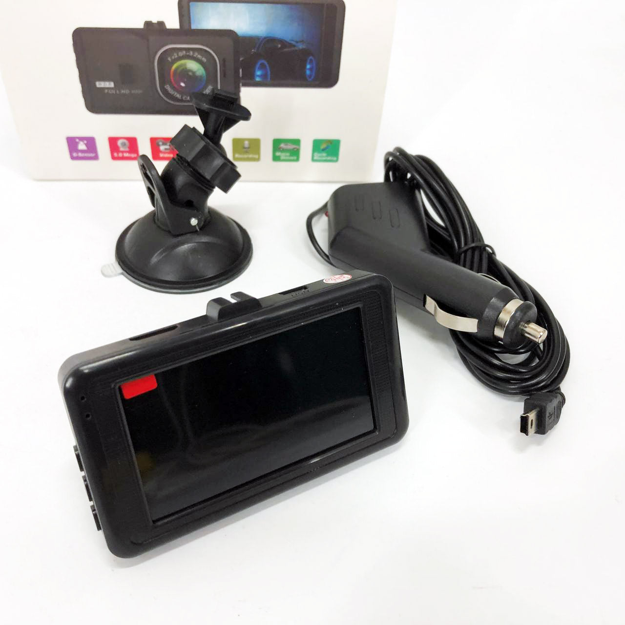 Автомобильный видеорегистратор 626-2, LCD 3, Angel Lens, 1080P Full HD, металлический корпус