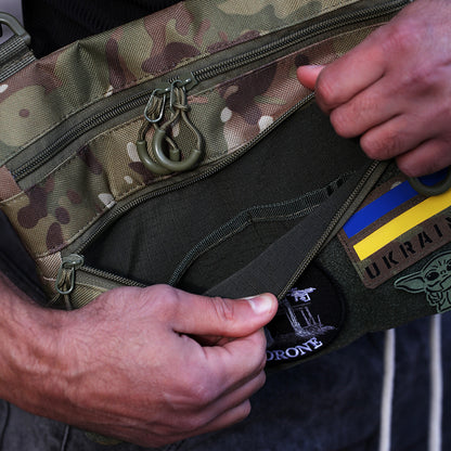 Мужская тактическая сумка барсетка, Рюкзак мужской военный тактический, Нагрудная сумка кобура