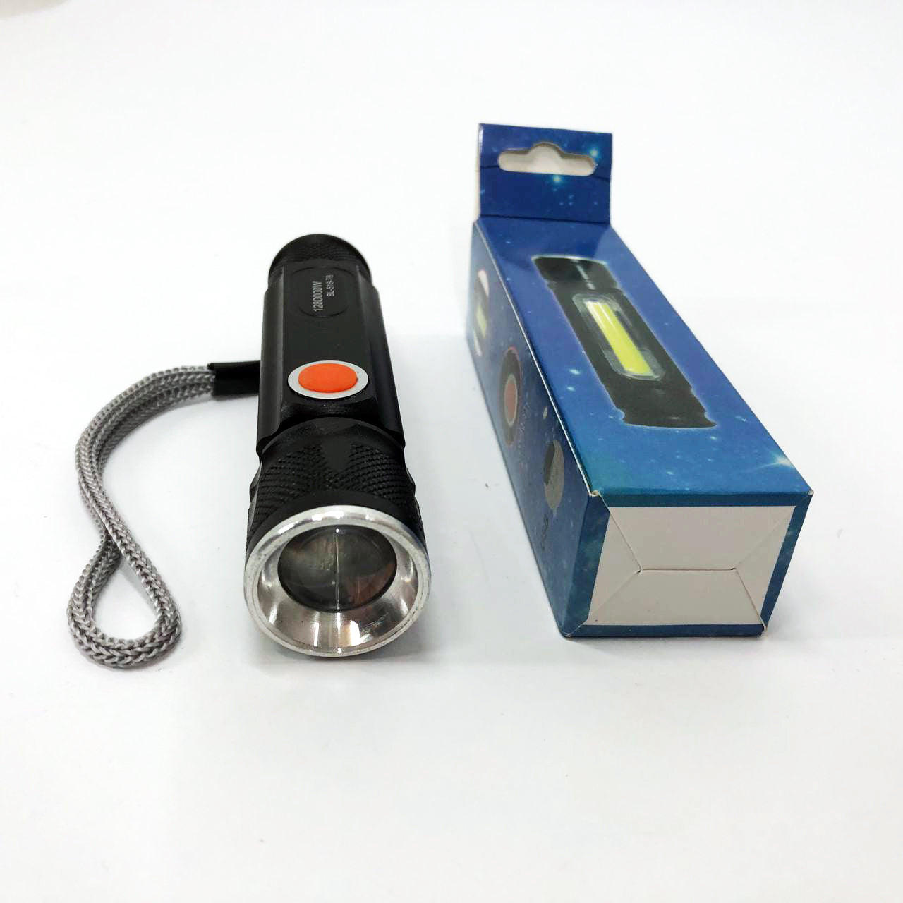 Фонарик портативный светодиодный Police BL-516/616-T6-COB с USB-зарядкой, магнитом и функцией зума