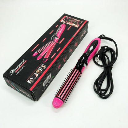 Плойка-утюжок 3в1 Gemei GM-2922, Современные щипцы для завивки волос, Прибор для завивки. Цвет: розовый