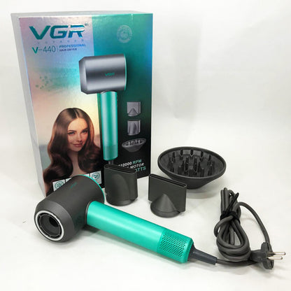 Фен професійний VGR V-440. Цвет: зеленый