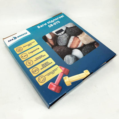 Весы напольные SeaBreeze SB-075, весы для взвешивания людей, весы электронные напольные