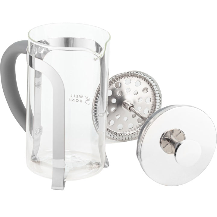 Френч-пресс Well Done WD-8016B с ручкой soft-touch 600 мл, Френч пресс стеклянный на кухню