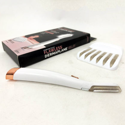 Триммер-эпилятор женский для лица Flawless Dermaplane Glo, эпилятор для интимных зон