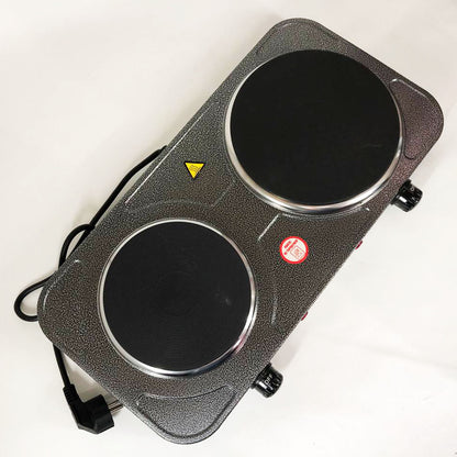 Настольная плита электрическая Sea Breeze SB-065 2500 Вт Электроплита двойная, двухконфорочная настольная