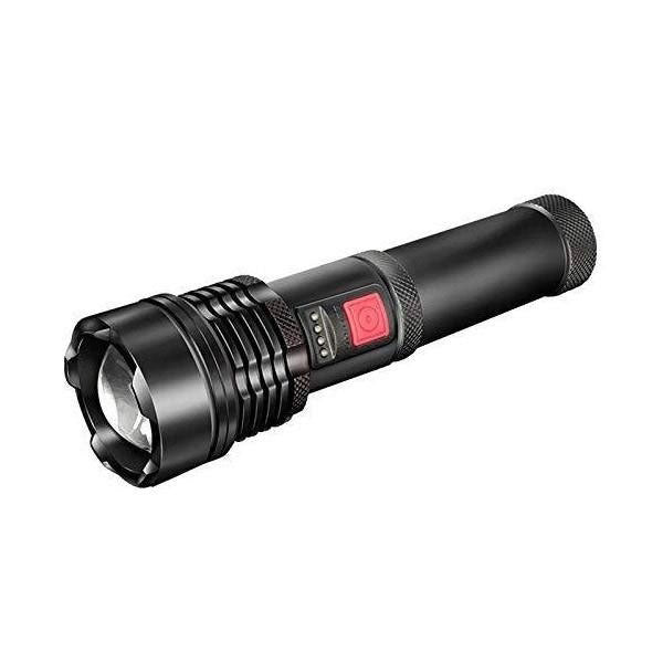 Фонарик светодиодный с аккумулятором X-Balog BL-X72-P90, фонарь ручной мощный, тактичный фонарь