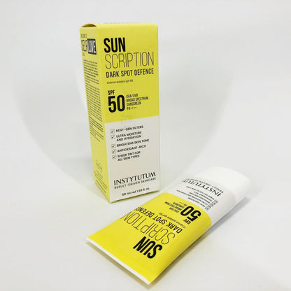 Солнцезащитный крем с осветительным эффектом Instytutum Sunscription Dark Spot Defence SPF 50, 50 мл