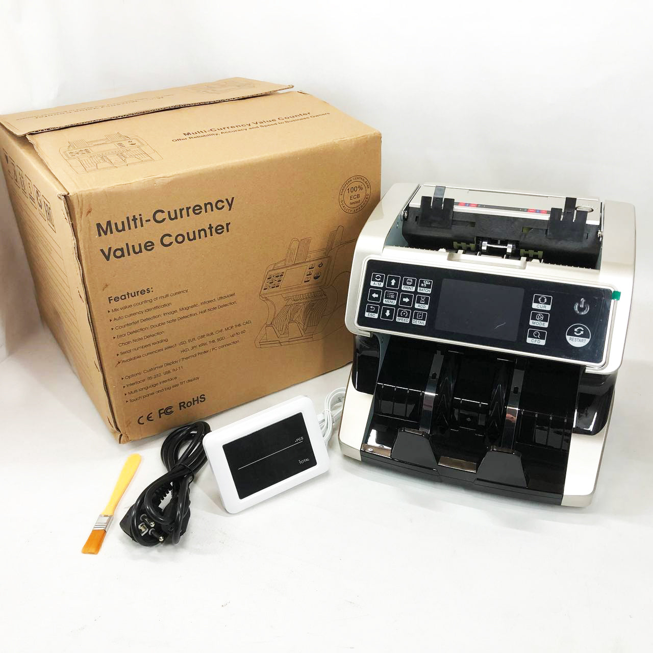 Счетчик банкнот Bill Counter AL-920 с определением номинала и детекторами UV/MG/IR