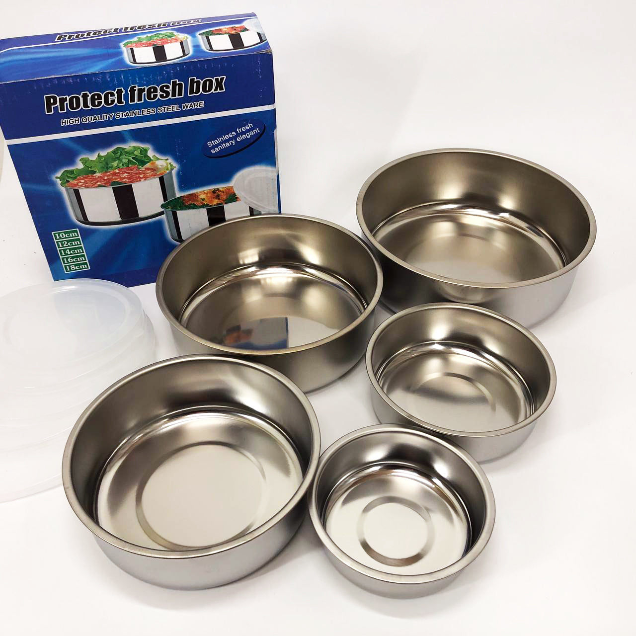 Набор пищевых контейнеров Unique UN-1515 5 шт из нержавеющей стали