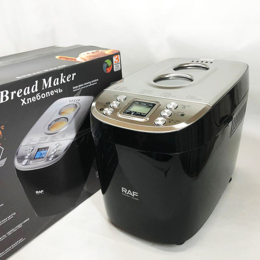 Хлебопечка RAF R.564, 15 программ, 1000-1500 г, с таймером и антипригарным покрытием