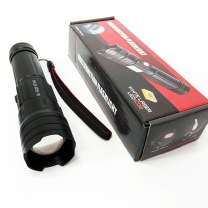 Фонарик карманный светодиодный Police BL-6525-GT100 с ремешком и функцией зума