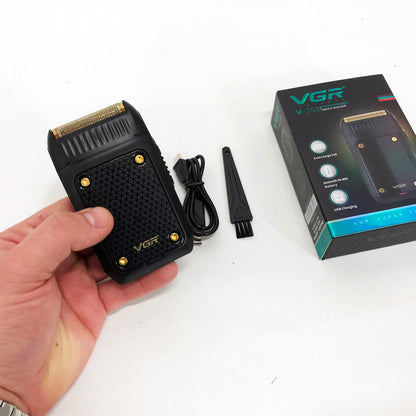 Электробритва мужская VGR V-353 профессиональная бритва шейвер для сухого бритья триммер. Цвет: черный